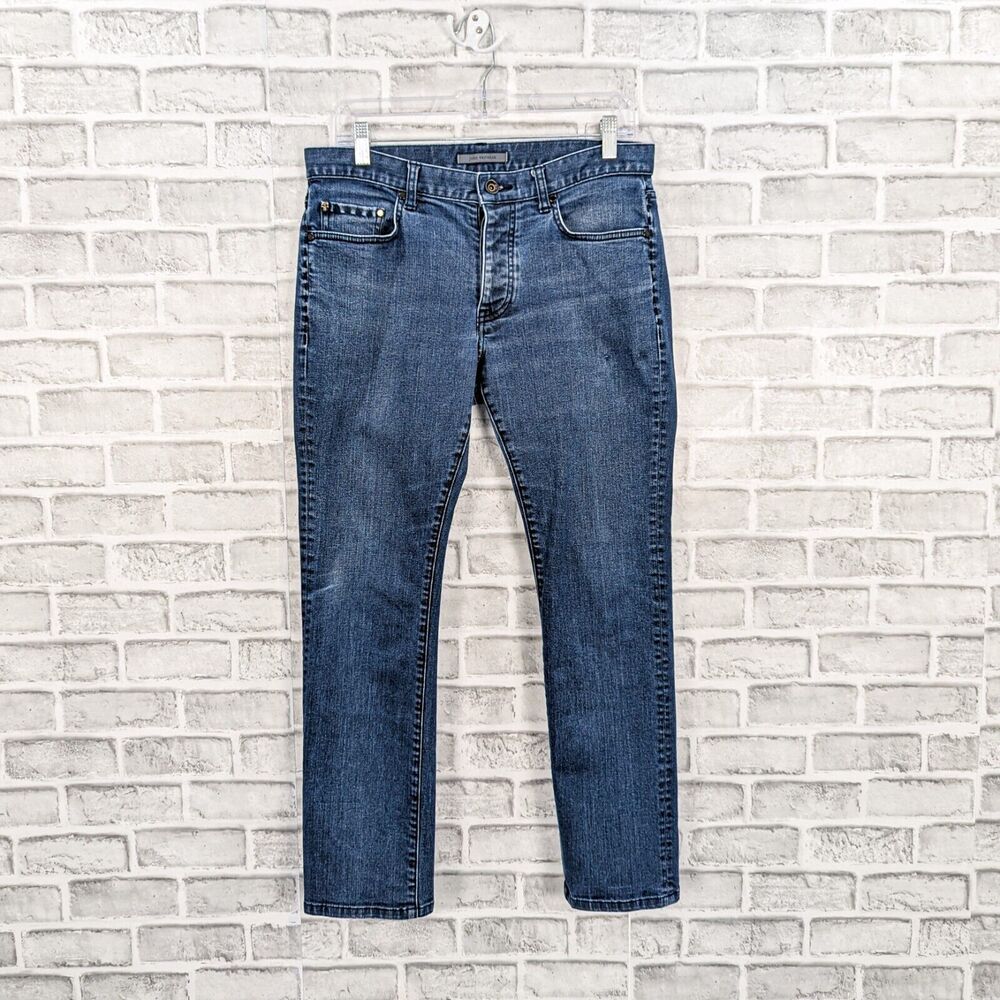 John Varvatos Collection Men's 5 pocket Slim denim jeans in medium wash sz 31